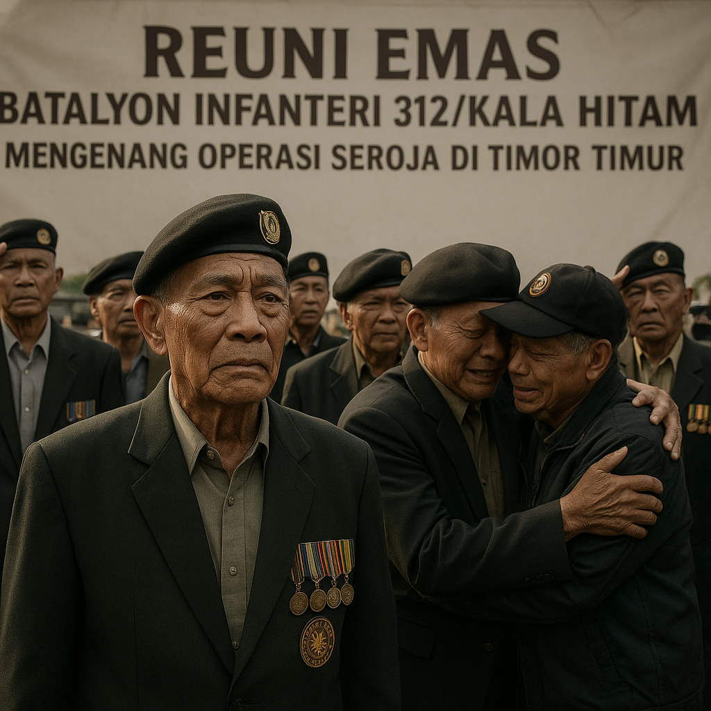 Reuni Emas Batalyon Infanteri 312/Kala Hitam: Mengenang Operasi Seroja di Timor Timur
