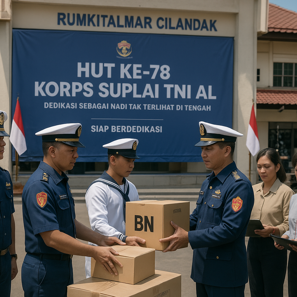 HUT ke-78 Korps Suplai TNI AL: Dedikasi sebagai Nadi Tak Terlihat di Tengah Lautan