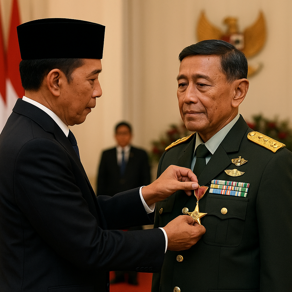 Jenderal TNI (Purn) Wiranto Resmi Dianugerahi Bintang Mahaputera Adipradana oleh Presiden