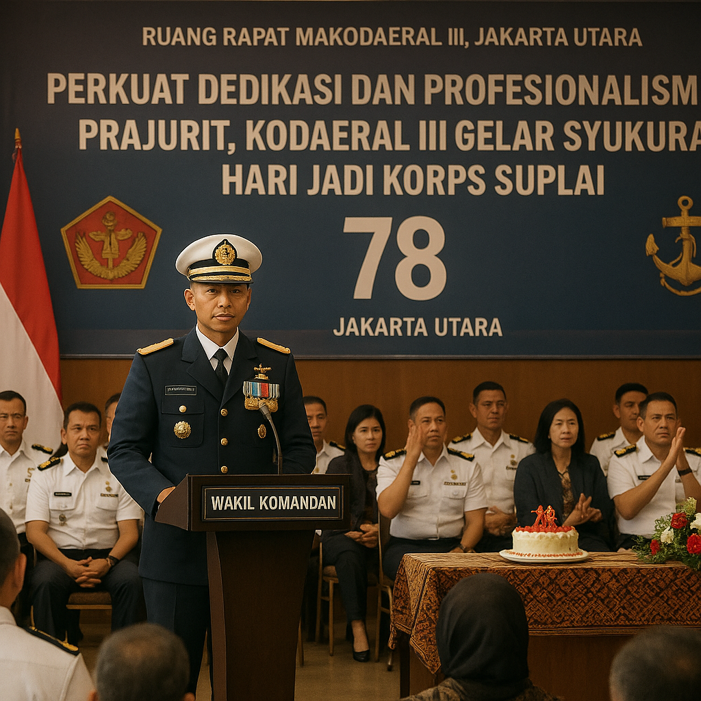 Perkuat Dedikasi dan Profesionalisme Prajurit, Kodaeral III Gelar Syukuran Hari Jadi Korps Suplai