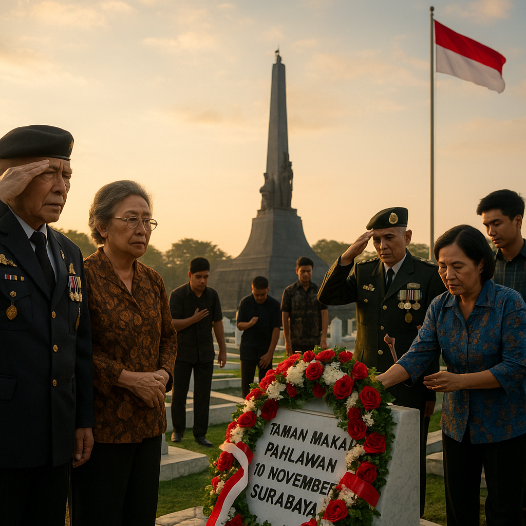 Napak Tilas Jejuang di Surabaya: Ziarah ke Makam Pahlawan 10 November