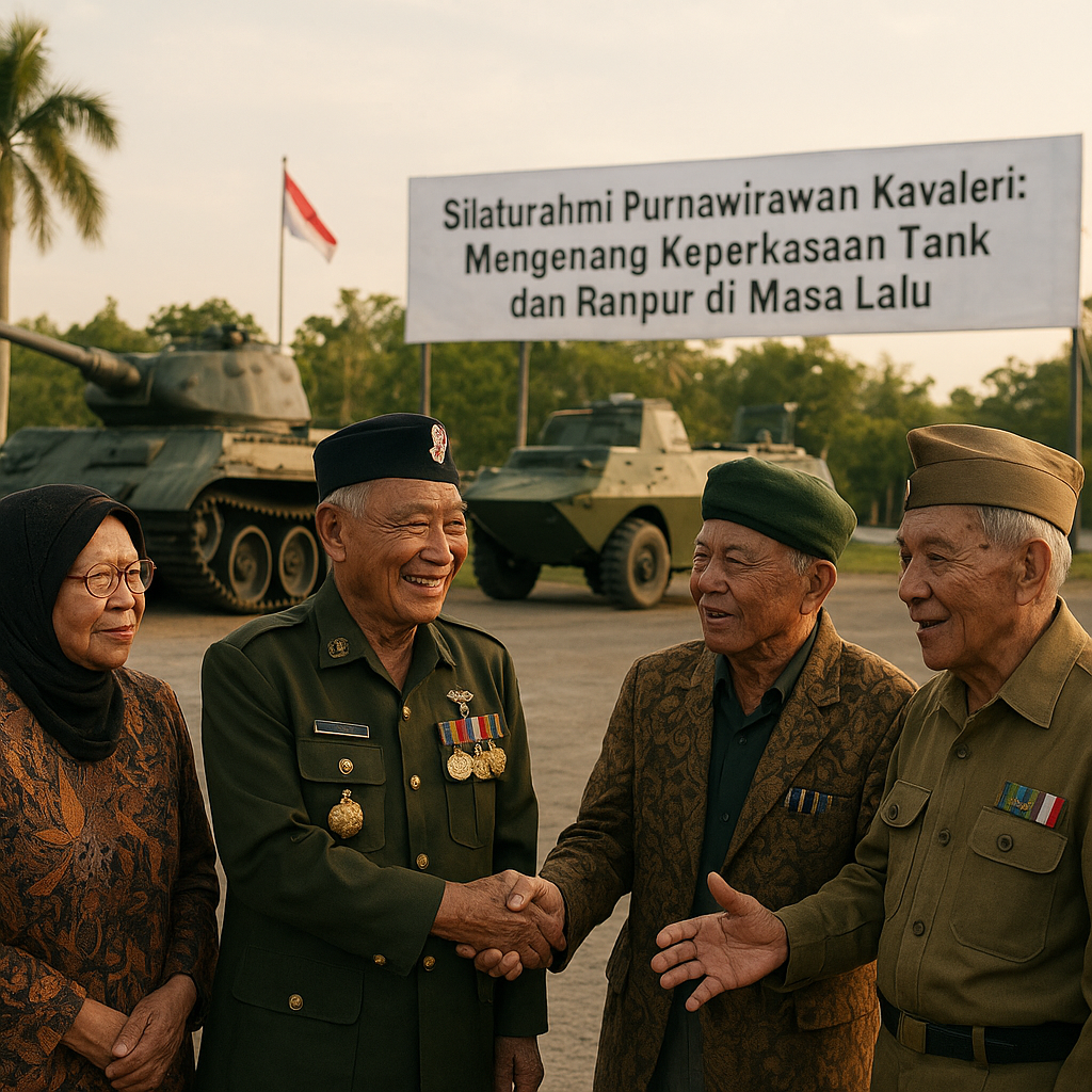 Silaturahmi Purnawirawan Kavaleri: Mengenang Keperkasaan Tank dan Ranpur di Masa Lalu