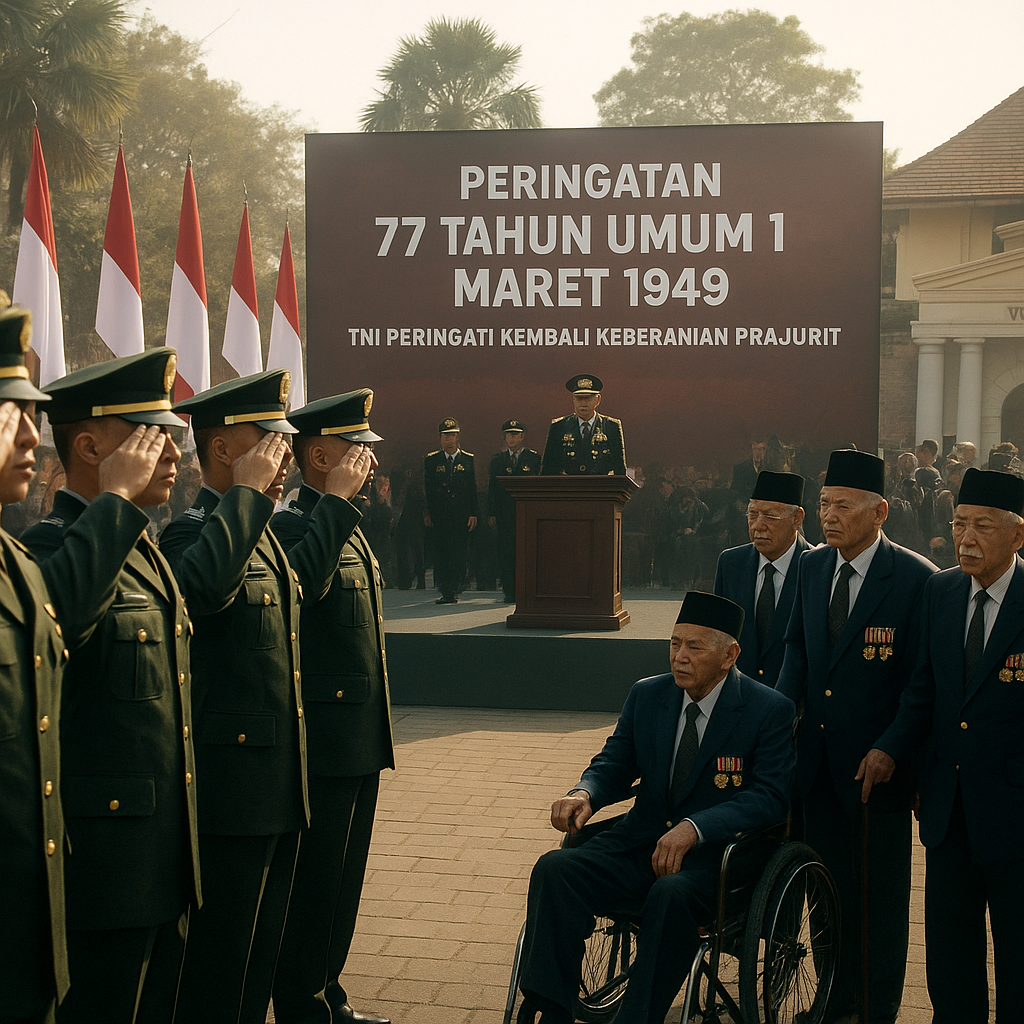 Peringatan 77 Tahun Serangan Umum 1 Maret 1949, TNI Peringati Kembali Keberanian Prajurit