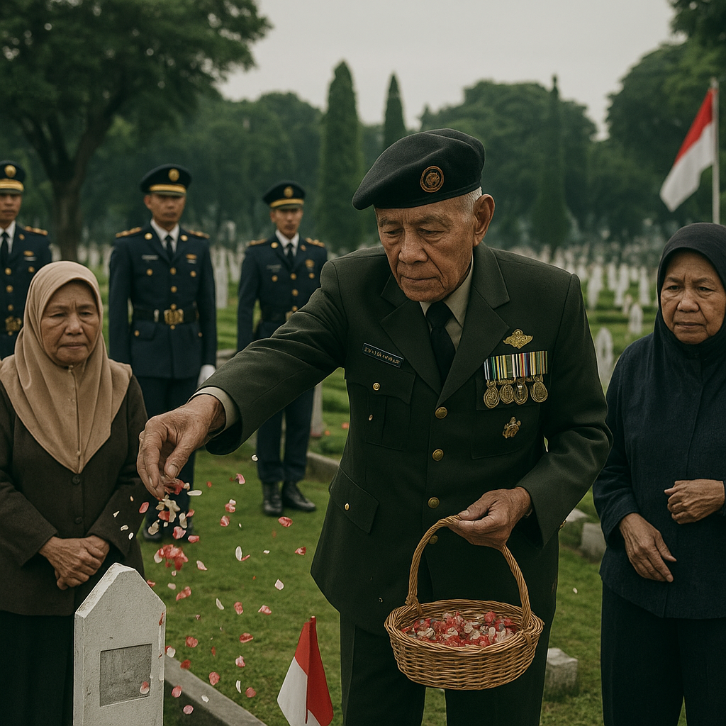 Renungan HUT ke-81 TNI di TMP Kalibata: Mengenang Gugurnya Para Ksatria di Masa Lalu
