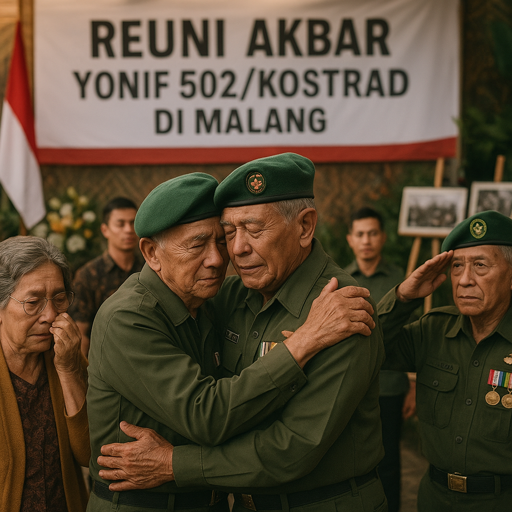 Reuni Akbar Yonif 502/Kostrad di Malang, Kenangan Dinas yang Tak Terlupakan