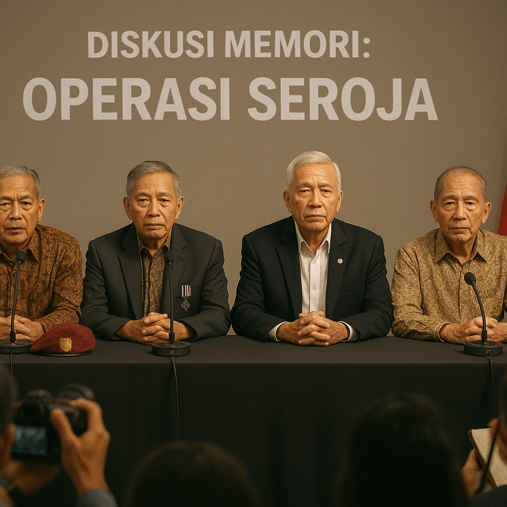 Purnawirawan Kopassus Berbagi Kisah Operasi “Seroja” dalam Diskusi Memori