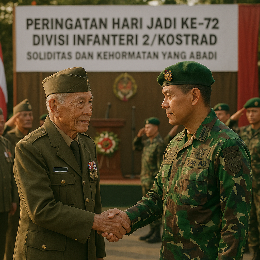 Peringatan Hari Jadi ke-72 Divisi Infanteri 2/Kostrad: Soliditas dan Kehormatan yang Abadi