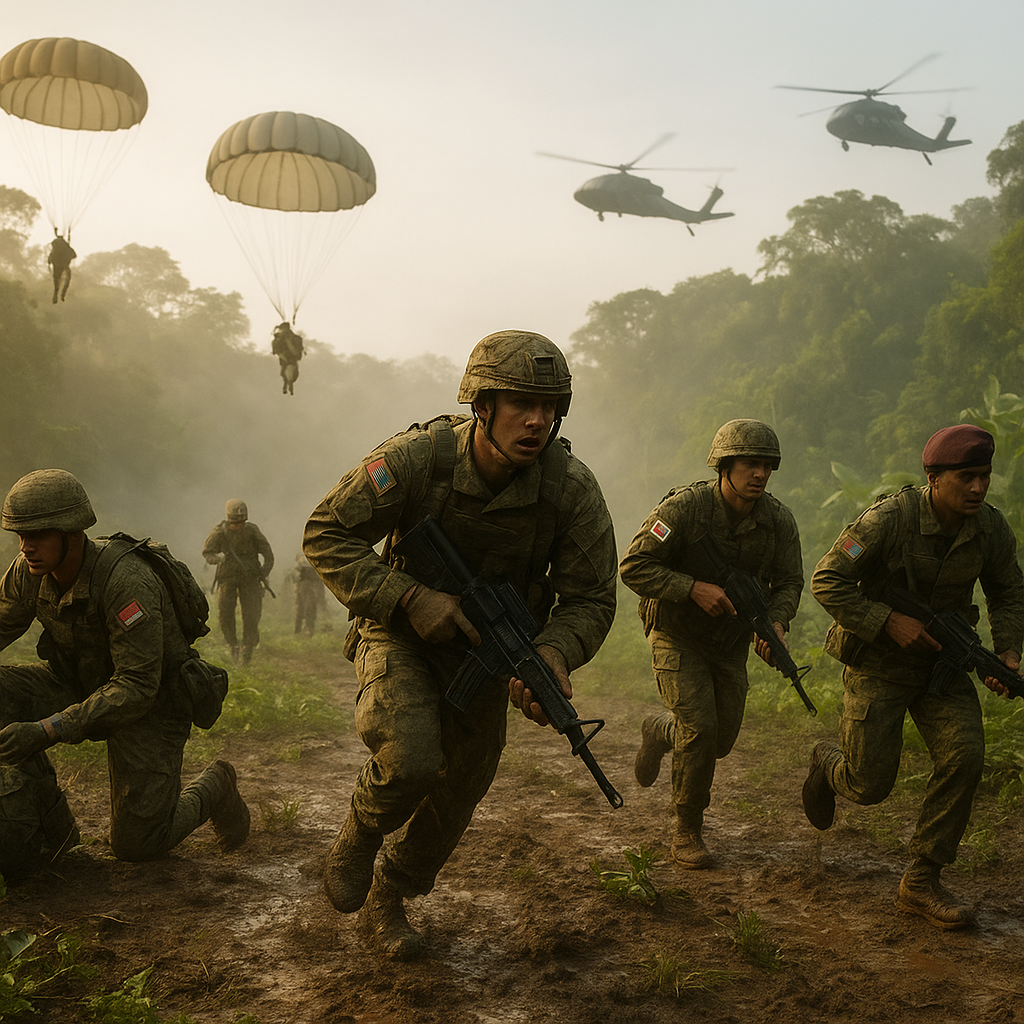 Pasukan Airborne SGS 2026 Laksanakan Operasi Lanjutan Dalam Materi Jungle FTX