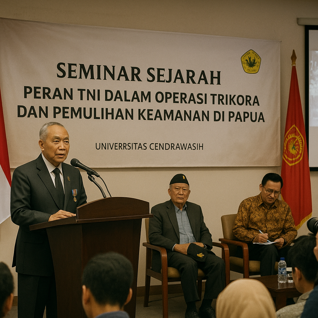 Seminar Sejarah: Peran TNI dalam Operasi Trikora dan Pemulihan Keamanan di Papua