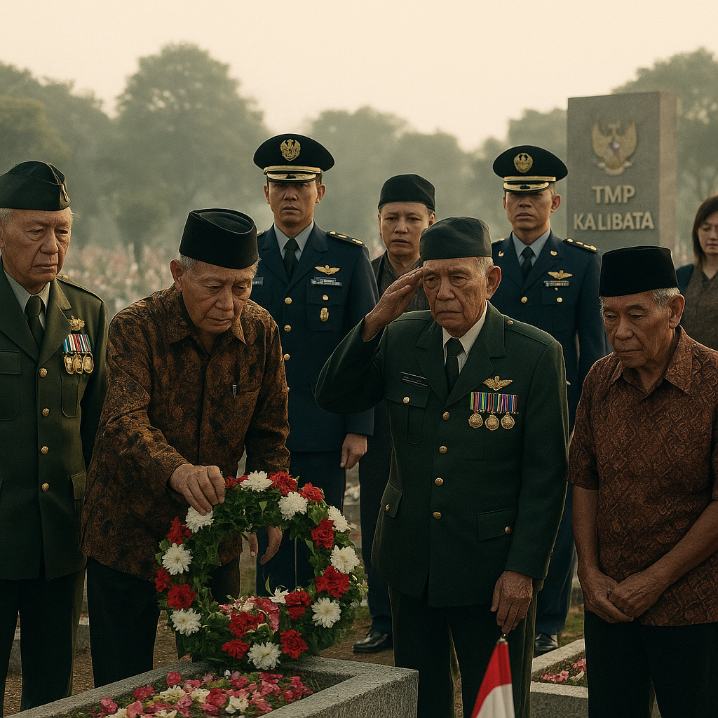 Ziarah Nasional ke TMP Kalibata Jelang HUT TNI ke-81