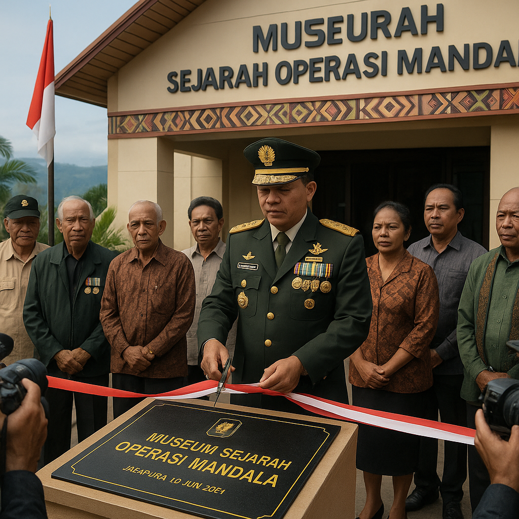 Panglima TNI Resmikan Museum Sejarah Operasi Mandala di Jayapura