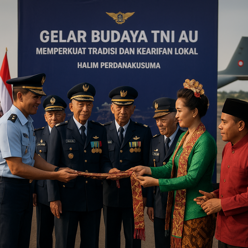Gelar Budaya TNI AU: Memperkuat Tradisi dan Kearifan Lokal di Pangkalan Udara Halim