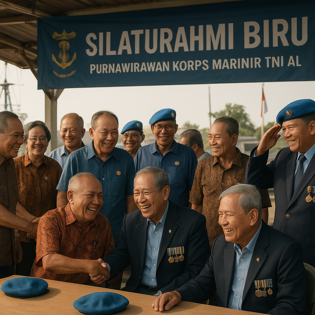 Purnawirawan Marinir Berkumpul dalam Acara “Silaturahmi Biru”