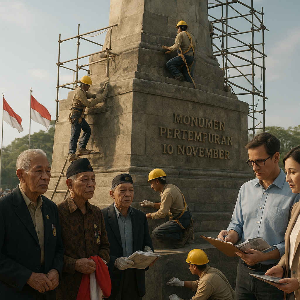 Restorasi Monumen Pertempuran 10 November di Surabaya: Menghidupkan Kembali Kenangan Heroik Para Pejuang