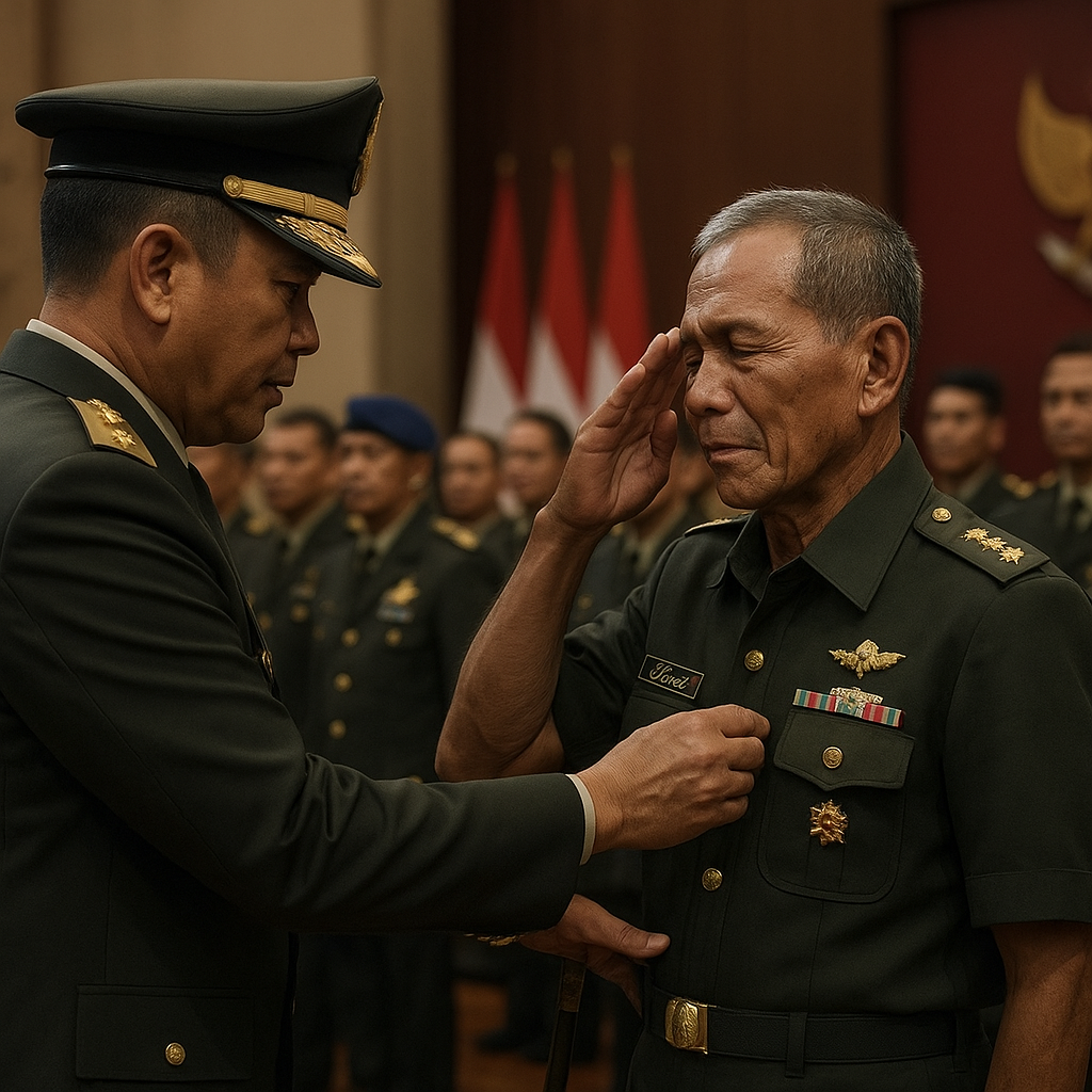 Penganugerahan Tanda Kehormatan Bintang Kartika Eka Paksi kepada 25 Purnawirawan