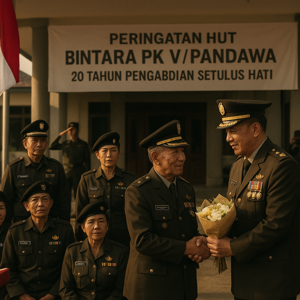 Peringatan HUT Bintara PK V/Pandawa 20 Tahun Pengabdian Setulus Hati