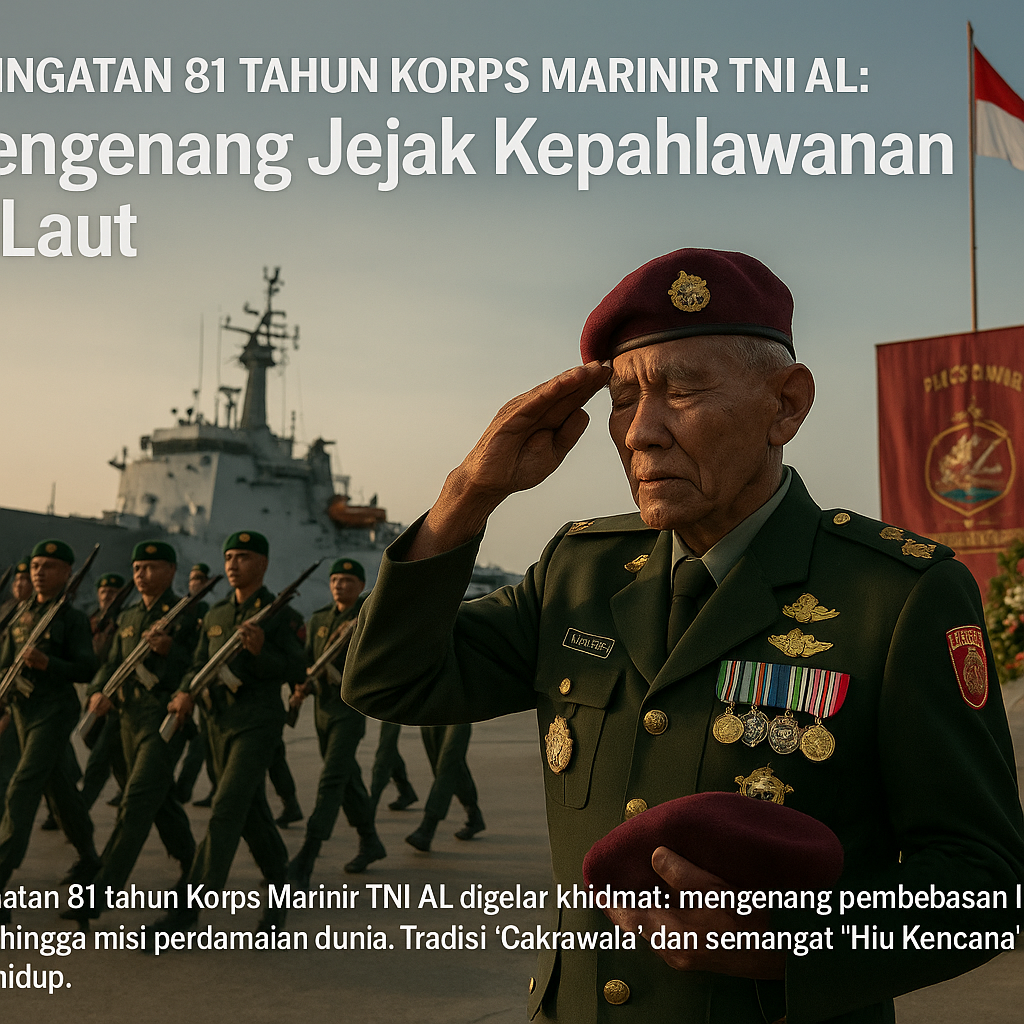 Peringatan 81 Tahun Korps Marinir TNI AL: Mengenang Jejak Kepahlawanan di Laut