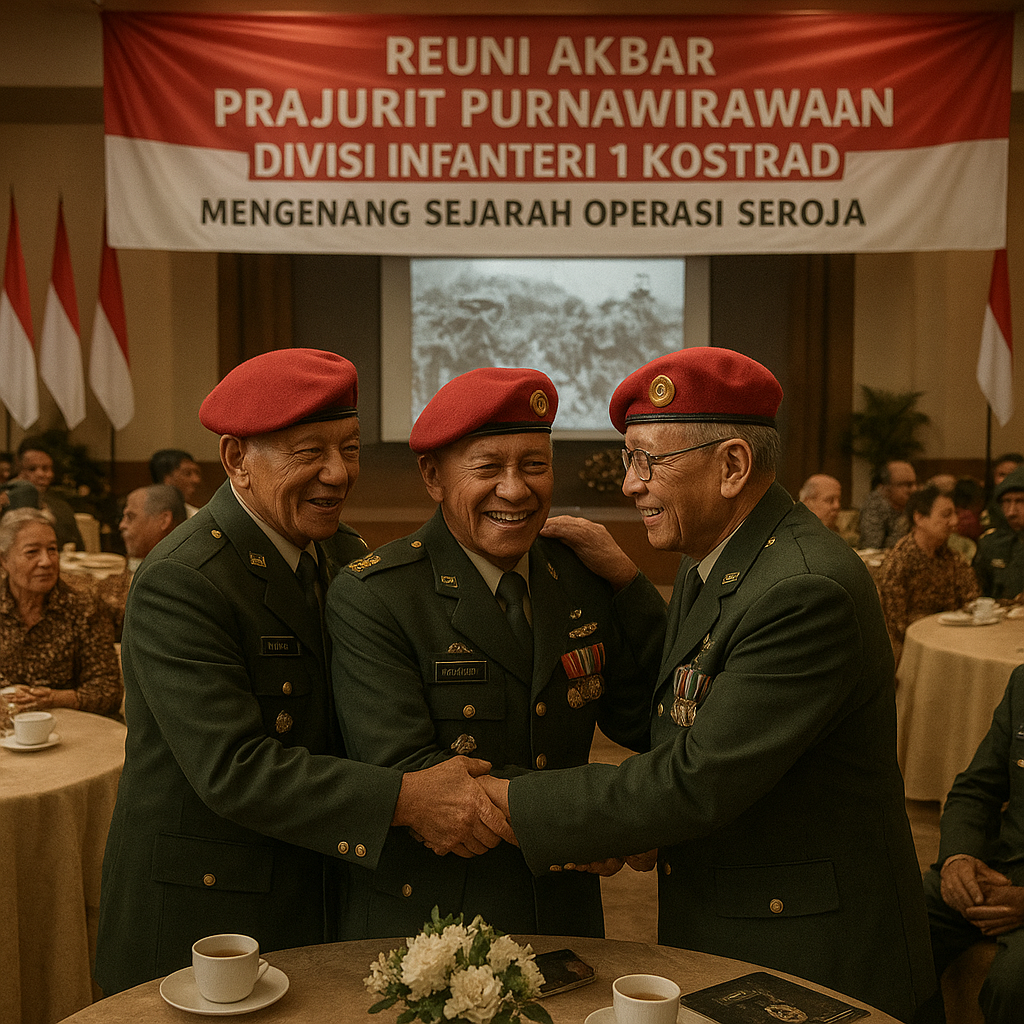 Reuni Akbar Prajurit Purnawirawan Divisi Infanteri 1 Kostrad, Mengenang Sejarah Operasi Seroja