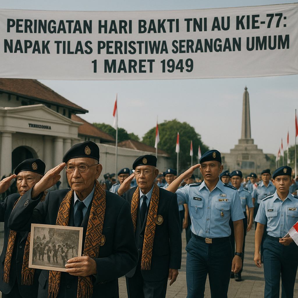 Peringatan Hari Bakti TNI AU ke-77: Napak Tilas Peristiwa Serangan Umum 1 Maret 1949
