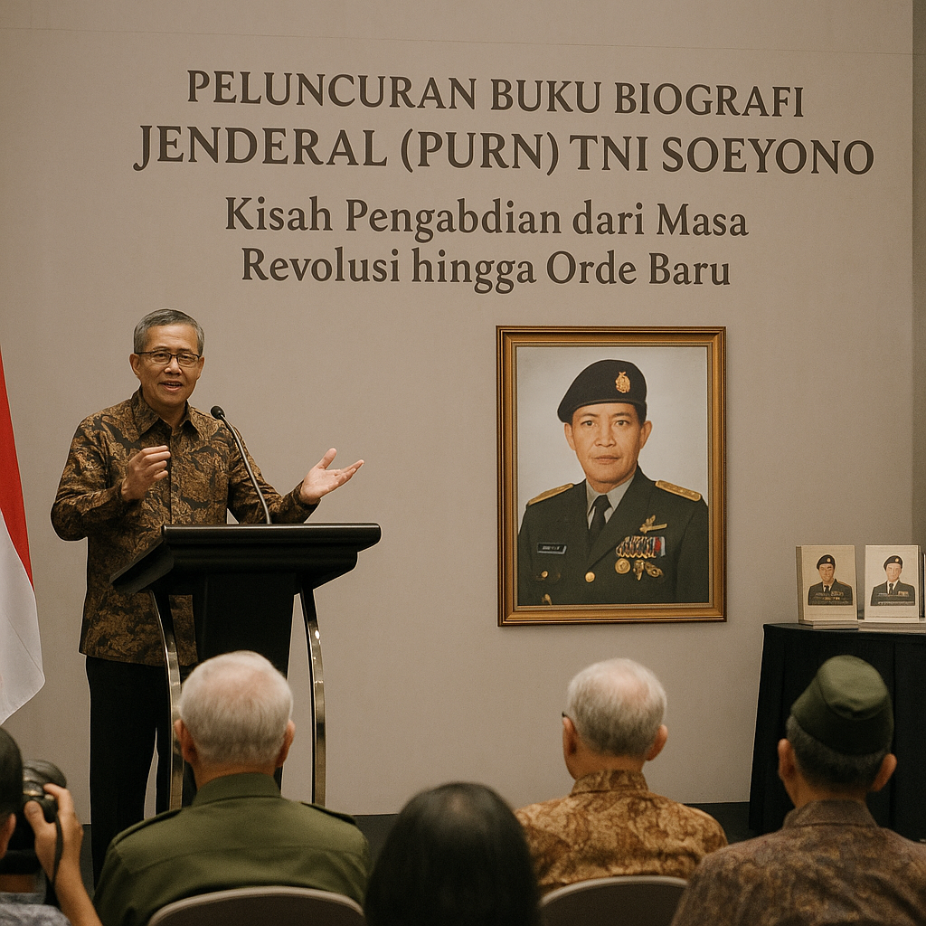 Peluncuran Buku Biografi Jenderal (Purn) TNI Soeyono, Kisah Pengabdian dari Masa Revolusi hingga Orde Baru