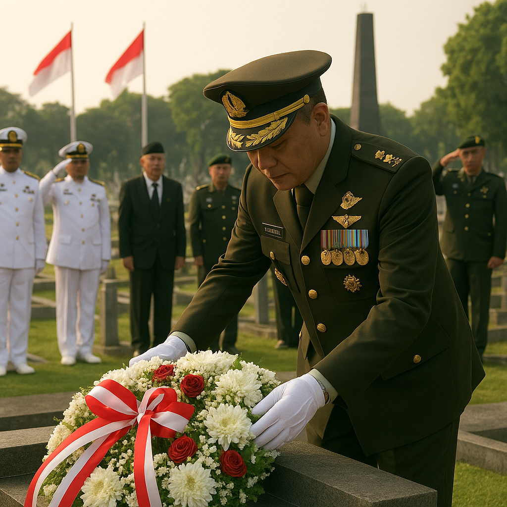 Danrem 084/Bhaskara Jaya Ziarah di HUT TNI AL: 'Kami Belajar Arti Pengabdian'