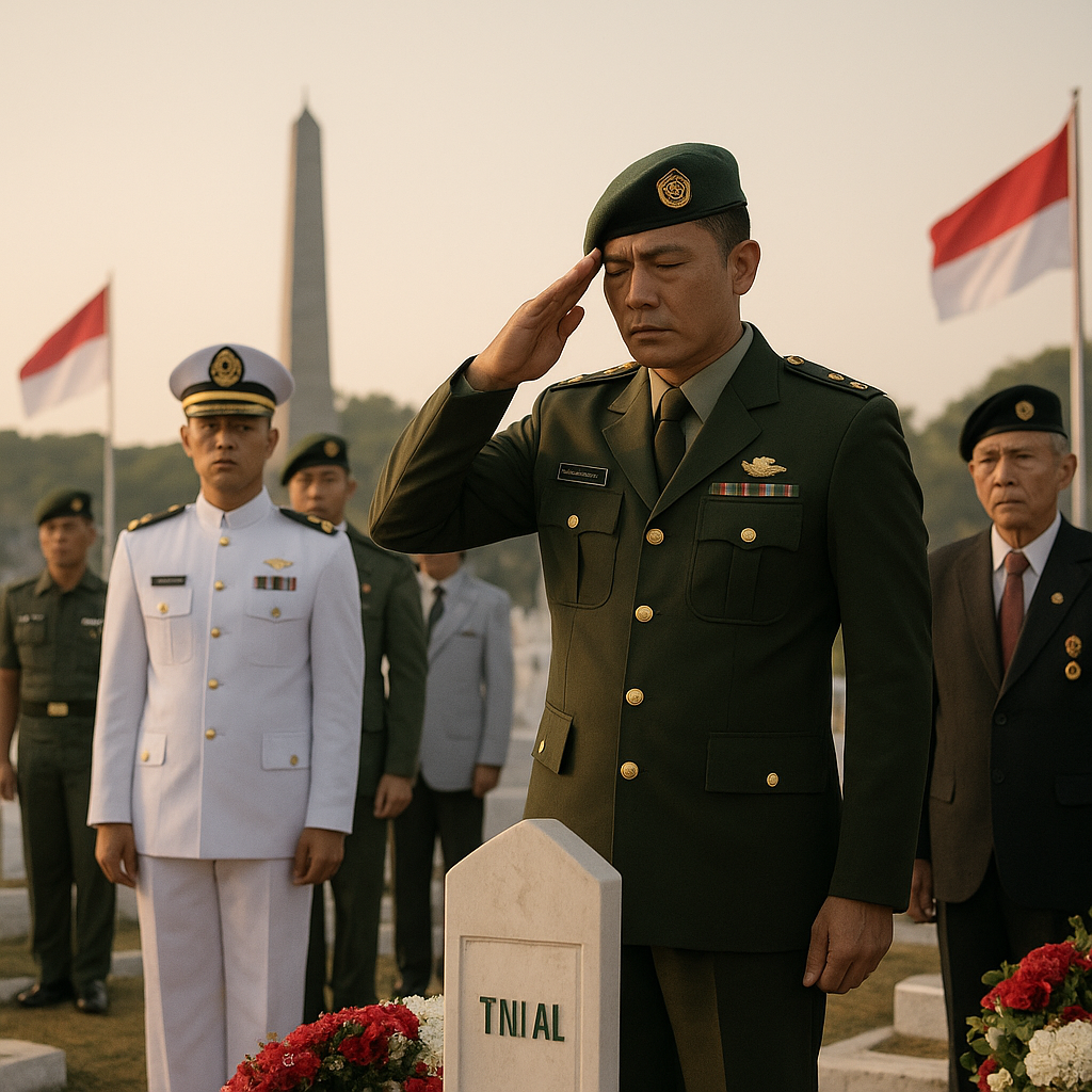 Ziarah HUT Ke-81 TNI AL, Danrem Bhaskara Jaya: Dari Makam Pahlawan, Kami Belajar Arti Pengabdian