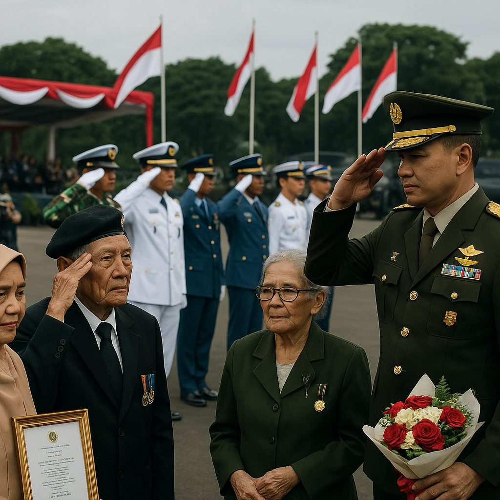 Peringatan HUT ke-81 TNI di Cilangkap: Parade Kehormatan dan Penghargaan untuk Purnawirawan