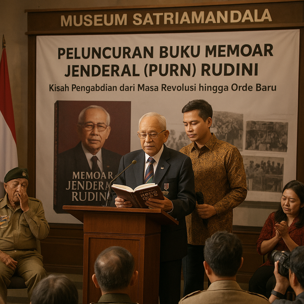 Peluncuran Buku Memoar Jenderal (Purn) Rudini: Kisah Pengabdian dari Masa Revolusi hingga Orde Baru