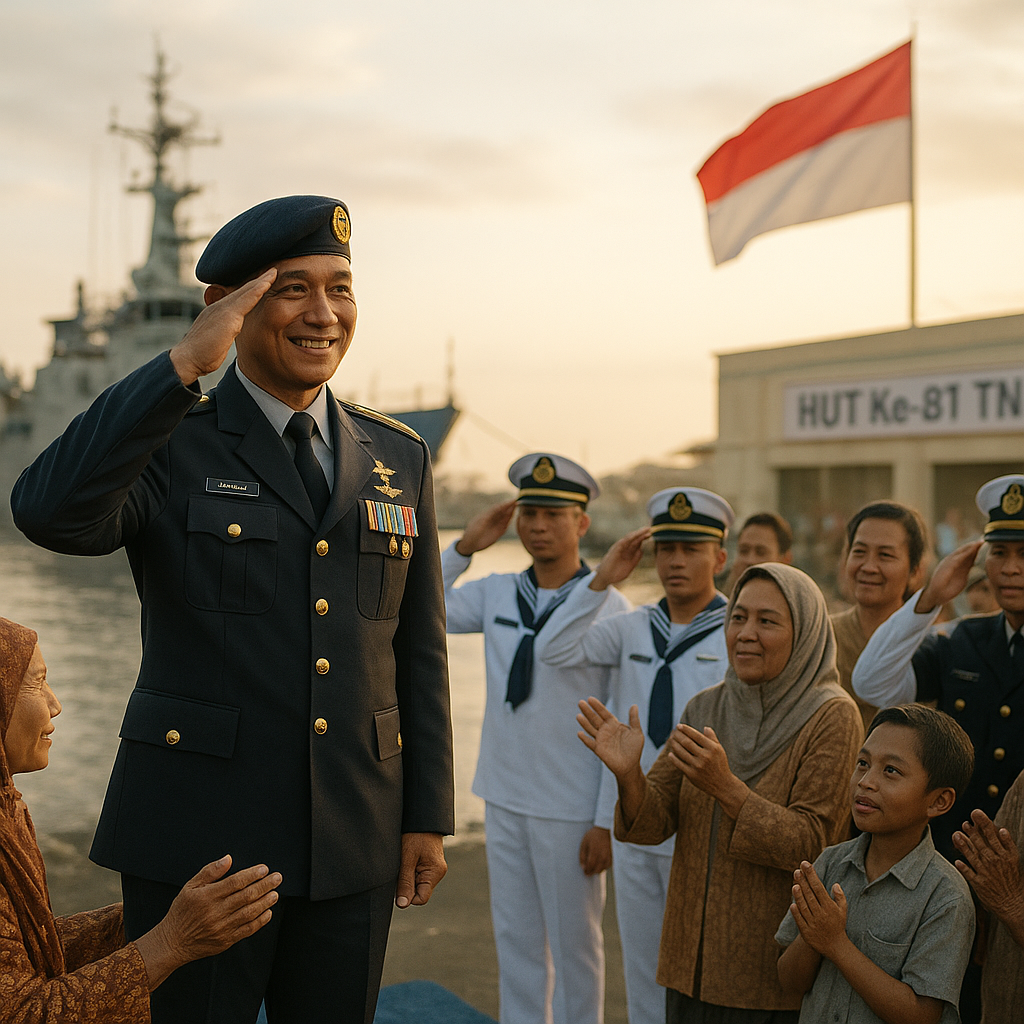 HUT Ke-81 TNI AL, Danrem Bhaskara Jaya: Pengabdian Berarti Ketika Rakyat Merasakan Kehadirannya