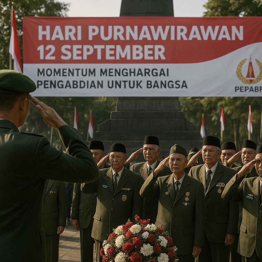 Hari Purnawirawan 12 September Momentum Menghargai Pengabdian untuk Bangsa