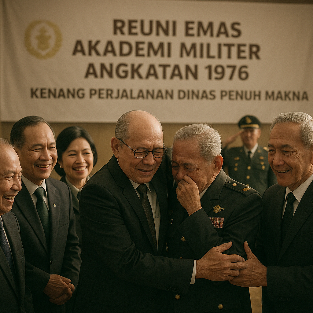 Reuni Emas Akademi Militer Angkatan 1976, Kenang Perjalanan Dinas Penuh Makna