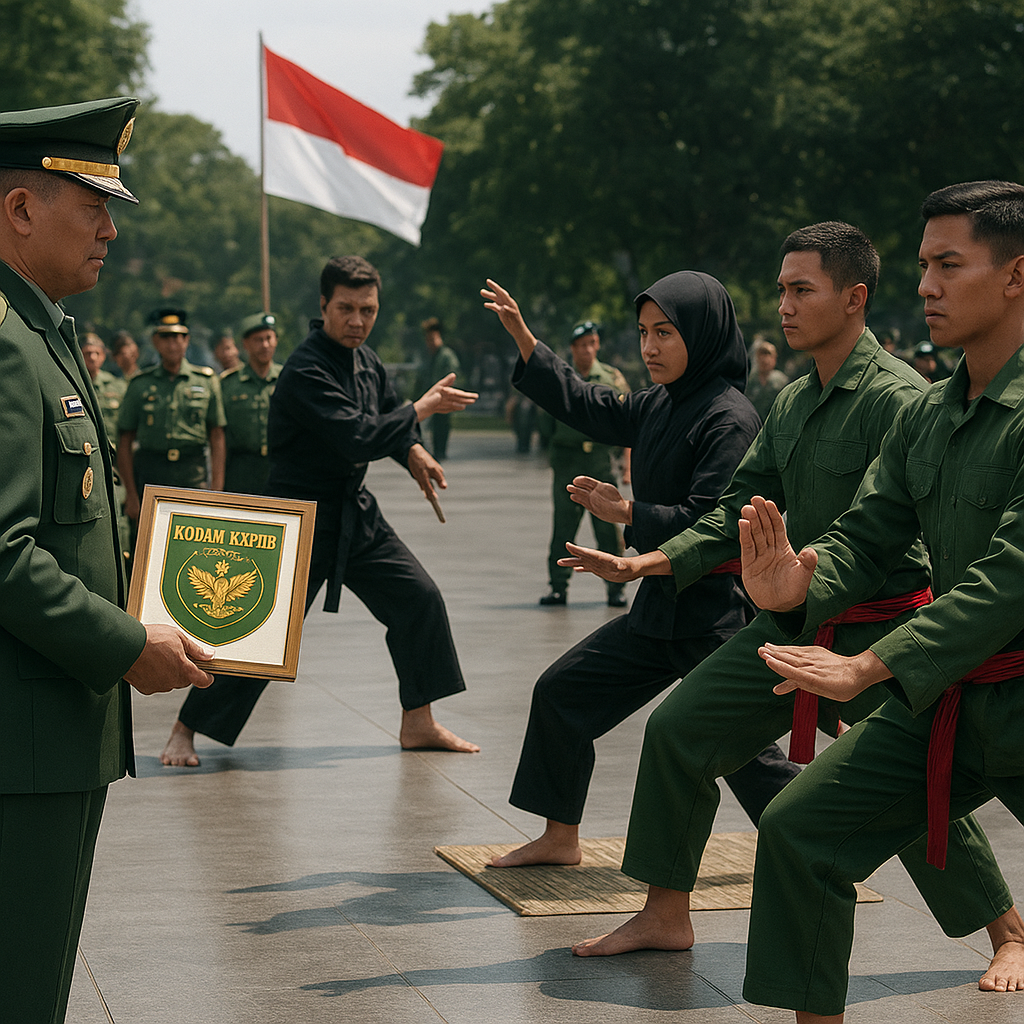 Pencak Silat Militer Dikukuhkan, Prajurit Kodam XX/TIB Makin Tangguh