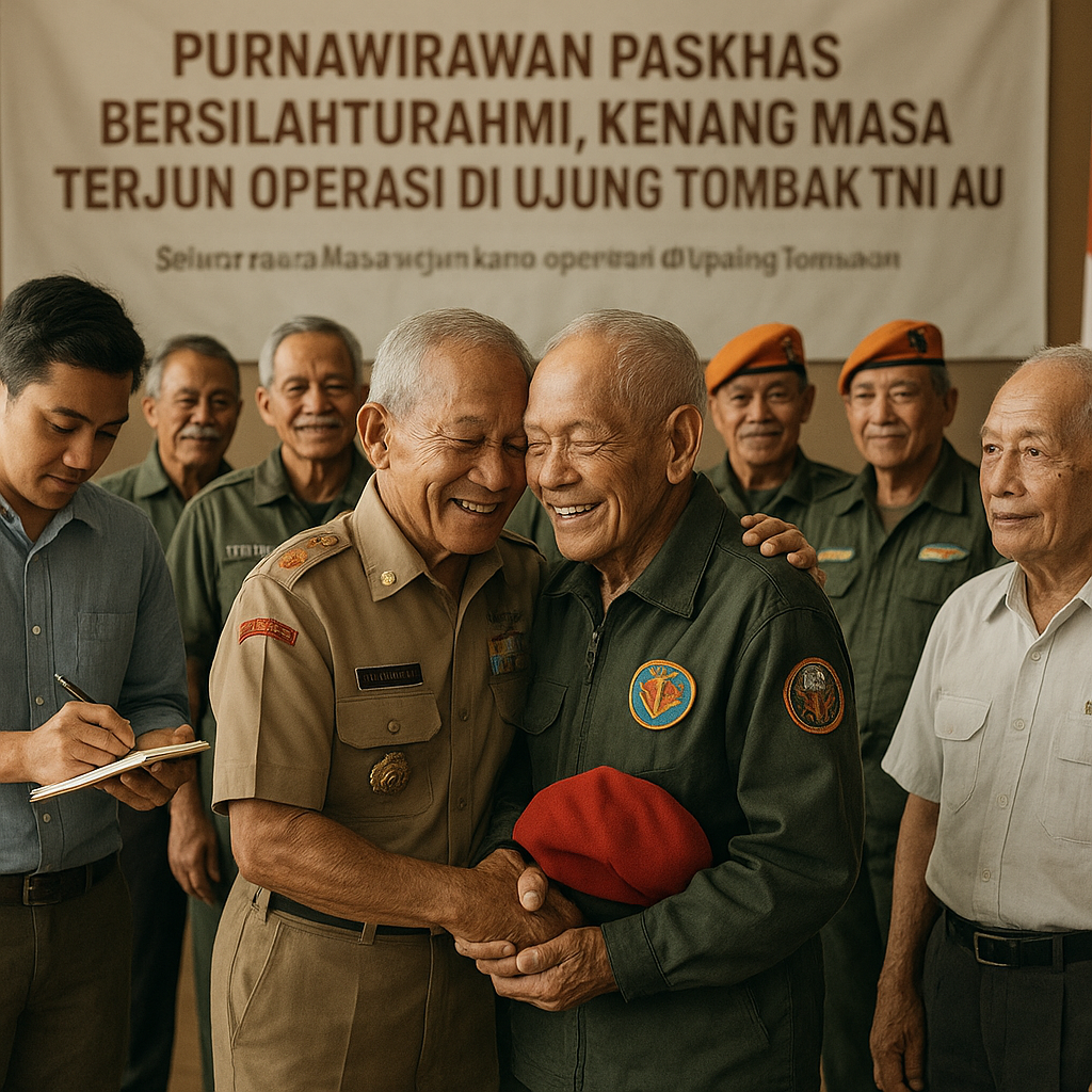 Purnawirawan Paskhas Bersilahturahmi, Kenang Masa Terjun Operasi di Ujung Tombak TNI AU