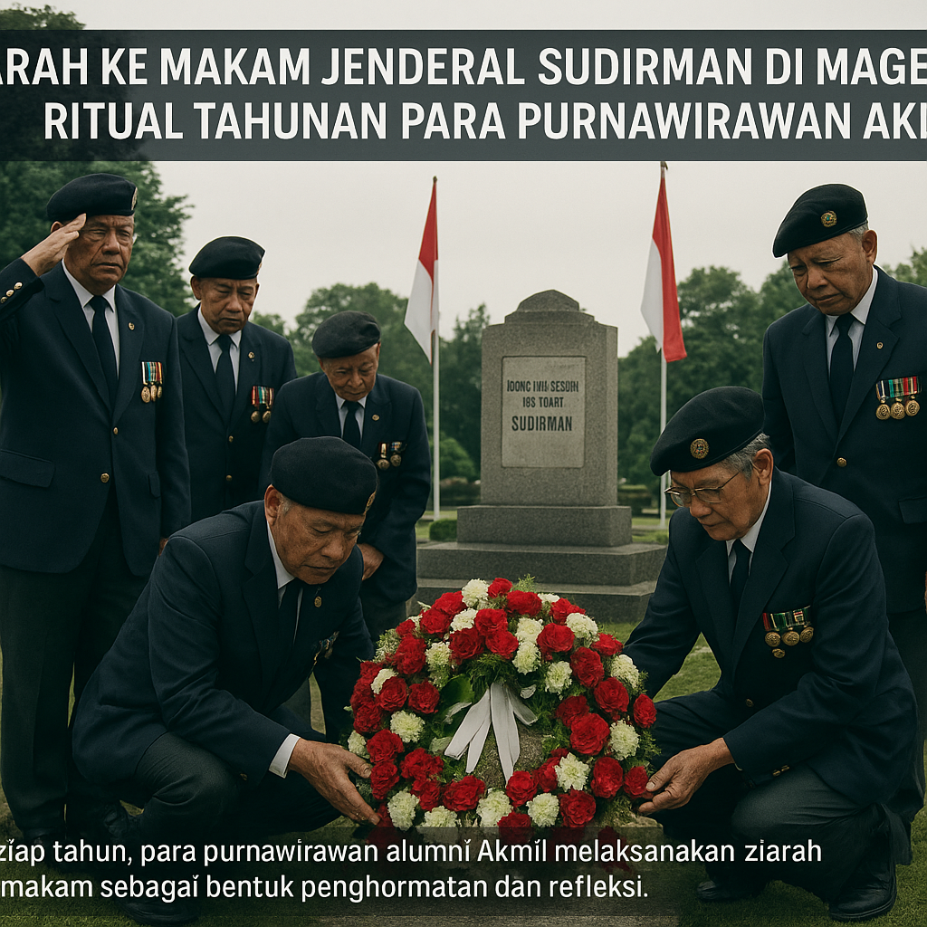 Ziarah ke Makam Jenderal Sudirman di Magelang, Ritual Tahunan Para Purnawirawan Akmil