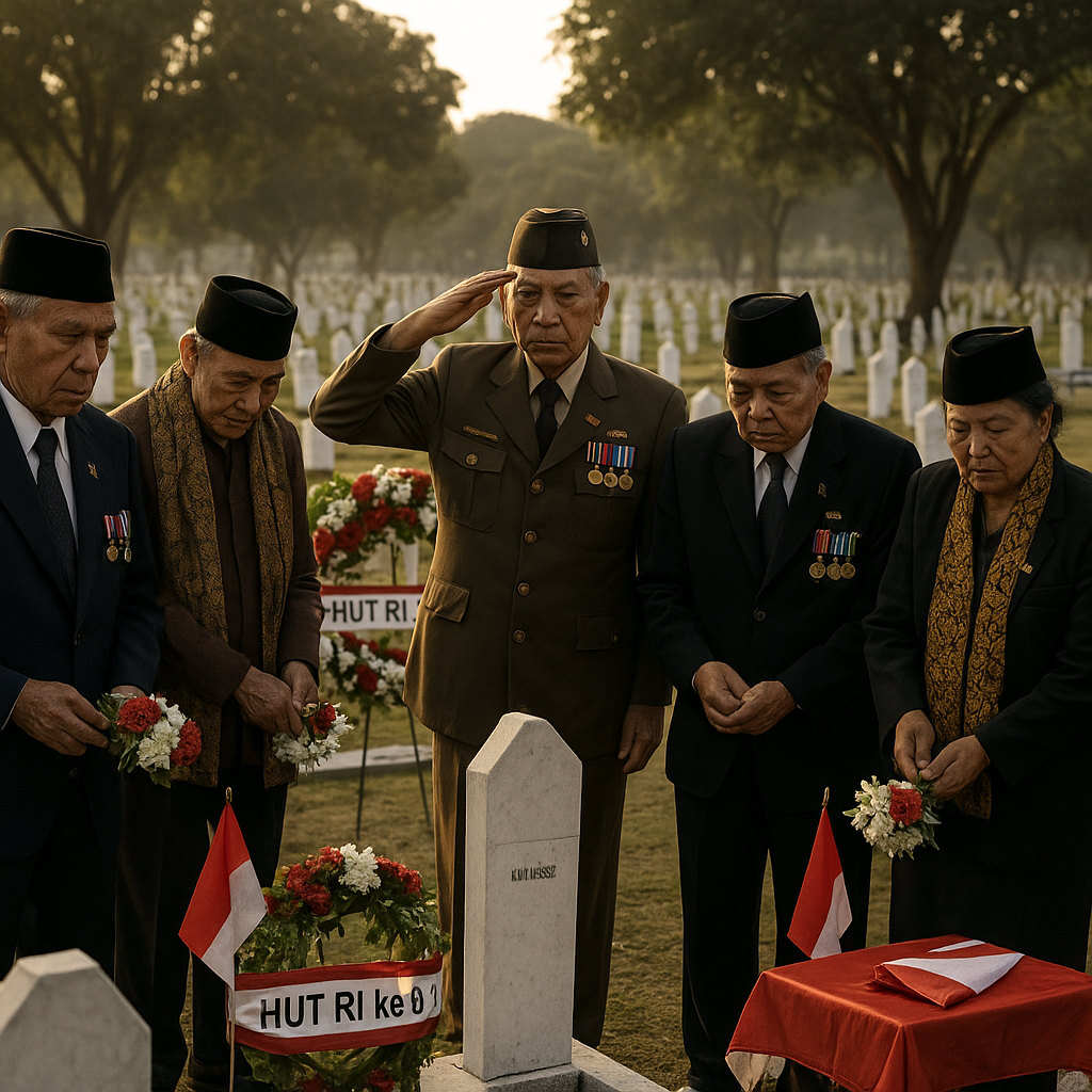 Ziarah ke Makam Pahlawan, Tradisi Abdi Para Purnawirawan di HUT RI ke-81