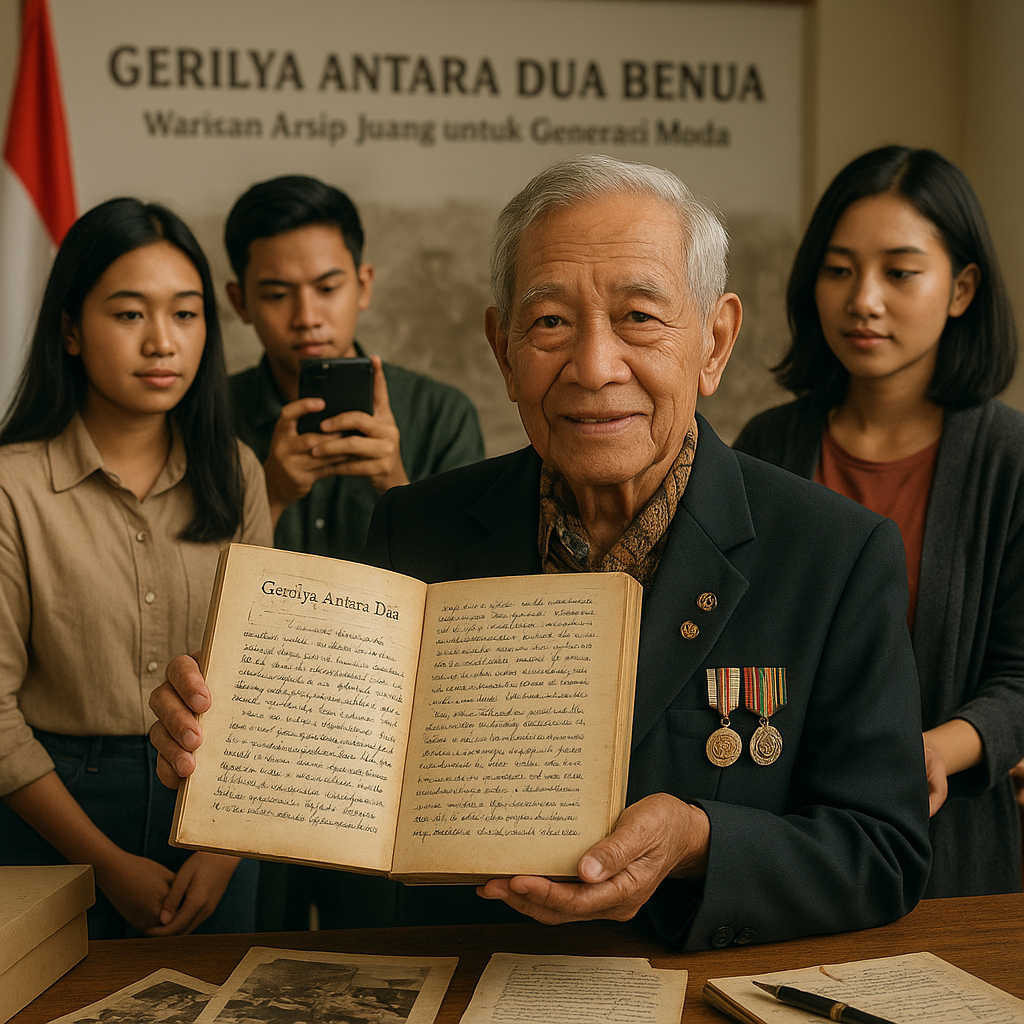 Buku 'Gerilya Antara Dua Benua' Karya Letkol (Purn) Broto, Warisan Arsip Juang untuk Generasi Muda
