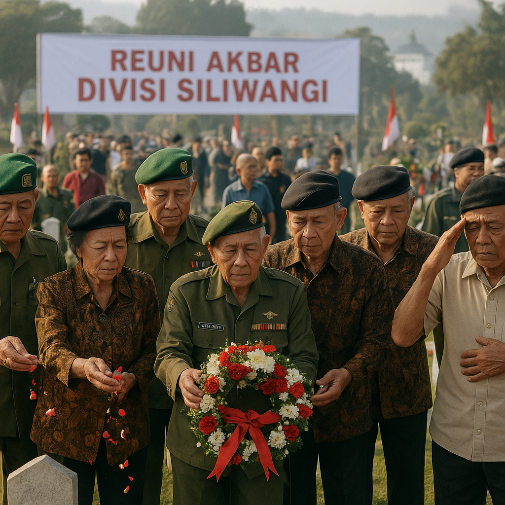 Reuni Akbar Divisi Siliwangi: Para Veteran Kumpul di Bandung Kenang Masa Pengabdian