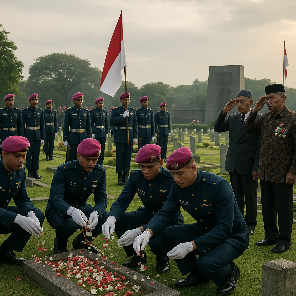 Ziarah ke TMP Kalibata: Tradisi Korps Marinir Peringati HUT Ke-77
