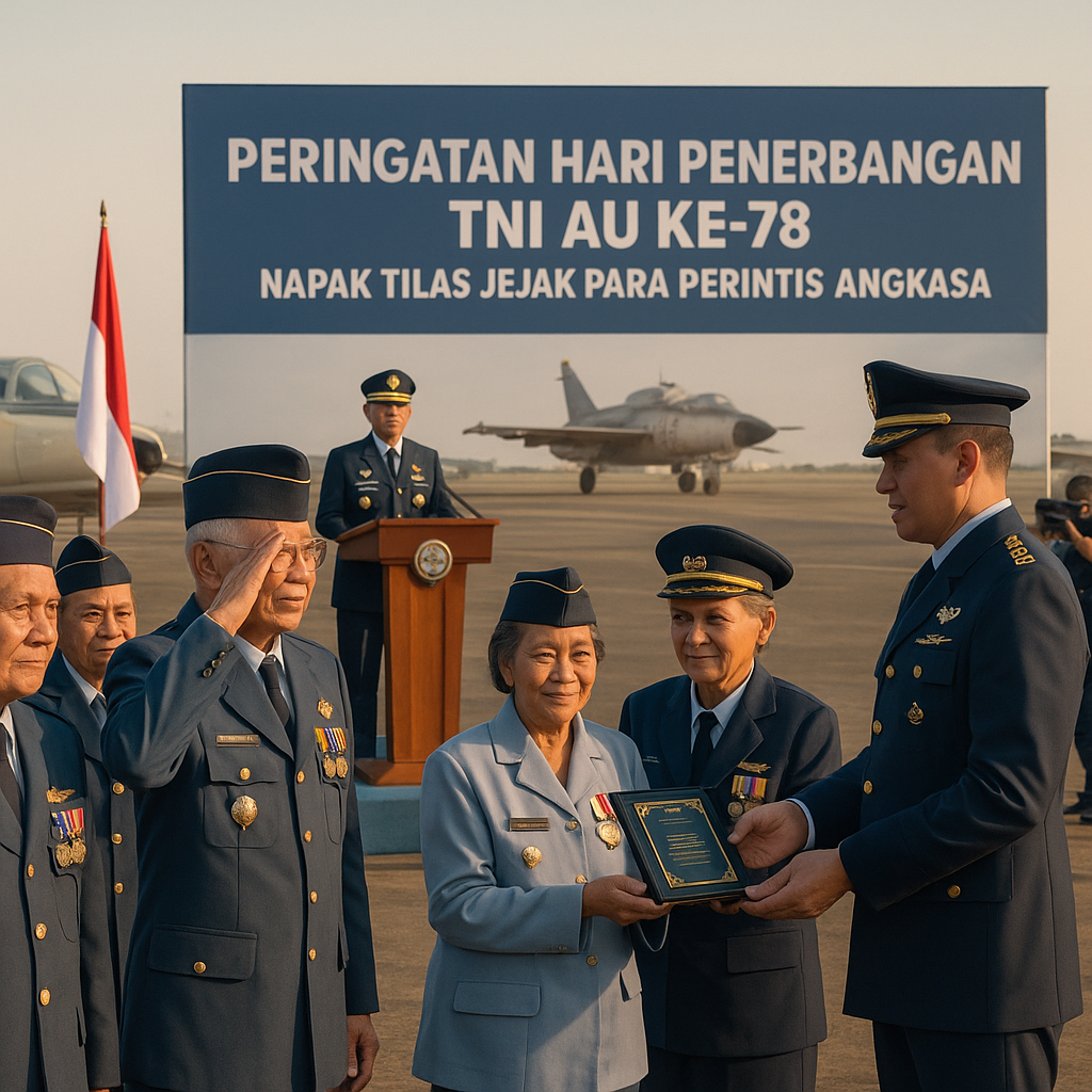 Peringatan Hari Penerbangan TNI AU ke-78: Napak Tilas Jejak Para Perintis Angkasa
