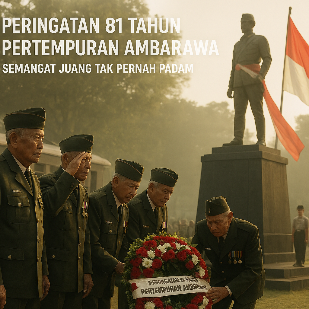 Peringatan 81 Tahun Pertempuran Ambarawa, Semangat Juang Tak Pernah Padam