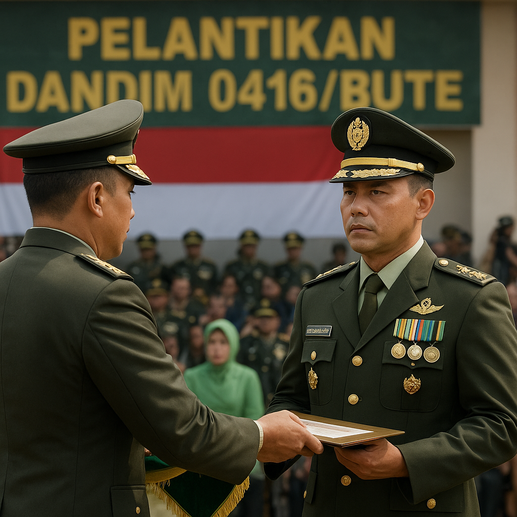 Awal Tugas Baru, Dandim 0416/Bute Tekankan Integritas: Jabatan Harus Bisa Dipertanggungjawabkan