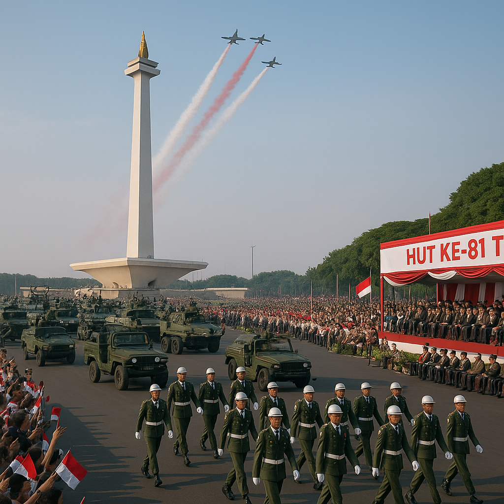 Puncak HUT ke-81 TNI di Monas, 520 Alutsista Bakal Tampil Dalam Defile