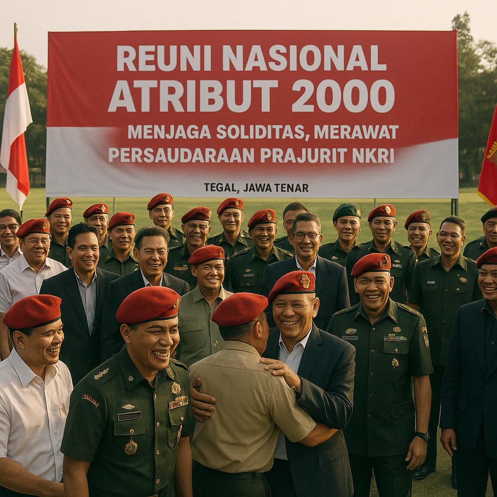 Reuni Nasional Atribut 2000: Menjaga Soliditas, Merawat Persaudaraan Prajurit NKRI