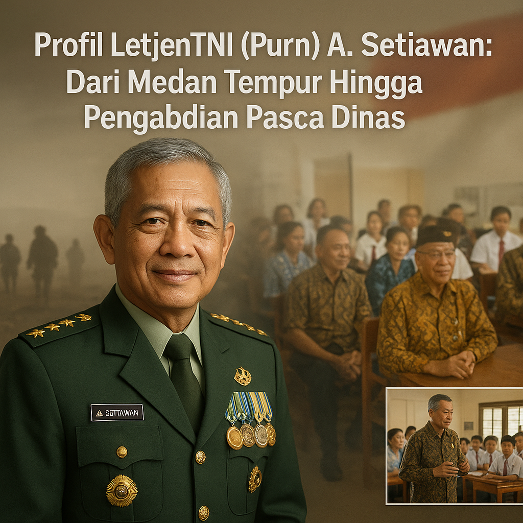 Profil Letjen TNI (Purn) A. Setiawan: Dari Medan Tempur Hingga Pengabdian Pasca Dinas