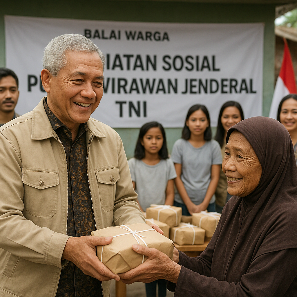 Kisah Purnawirawan Jenderal TNI yang Masih Aktif dalam Kegiatan Sosial