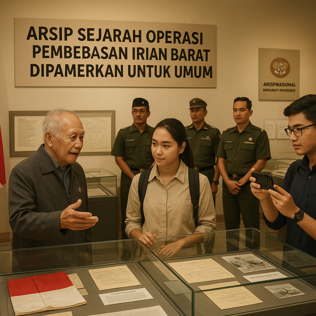 Arsip Sejarah Operasi Pembebasan Irian Barat Dipamerkan untuk Umum