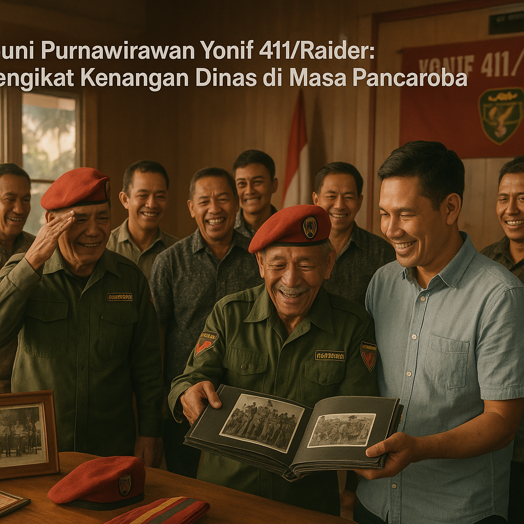 Reuni Purnawirawan Yonif 411/Raider: Mengikat Kenangan Dinas di Masa Pancaroba