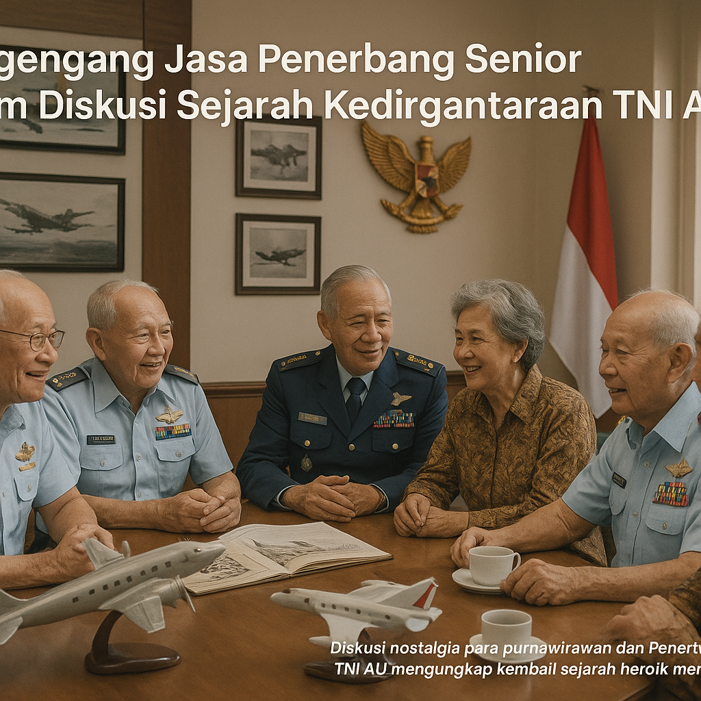 Mengenang Jasa Penerbang Senior dalam Diskusi Sejarah Kedirgantaraan TNI AU