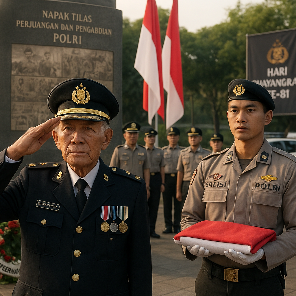 Peringatan Hari Bhayangkara ke-81, Napak Tilas Perjuangan dan Pengabdian Polri