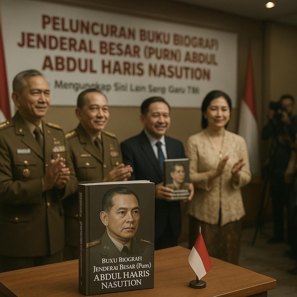 Buku Biografi Jenderal Besar (Purn) Abdul Haris Nasution Diluncurkan, Mengungkap Sisi Lain Sang Guru TNI